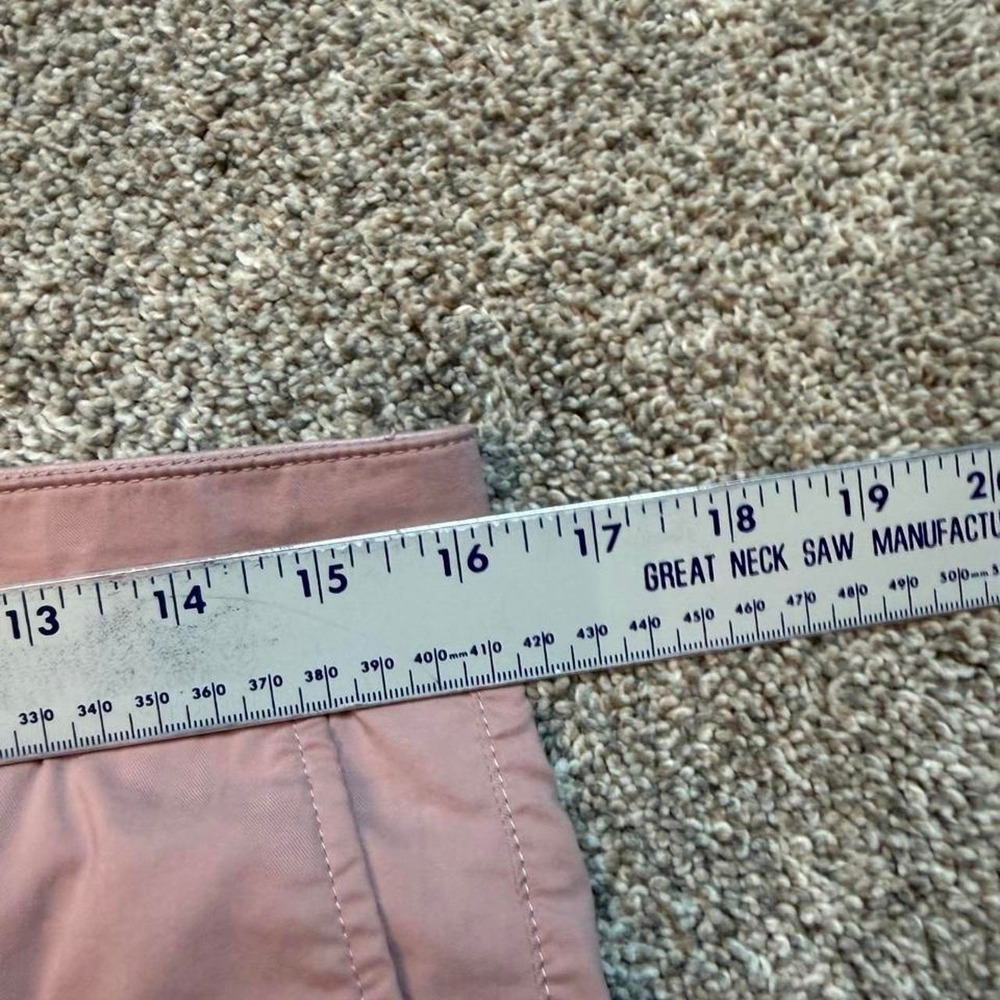Faherty preppy casual Shorts Mens 31 pink 8 Inch Inseam Drawstring Chino - Picture 4 of 5